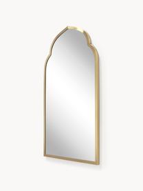 Bogen-Wandspiegel Laviena, Spiegelfläche: Spiegelglas, Rahmen: Metall, Goldfarben, B 60 x H 100 cm