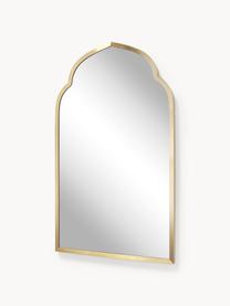 Bogen-Wandspiegel Laviena, Spiegelfläche: Spiegelglas, Rahmen: Metall, Goldfarben, B 60 x H 100 cm