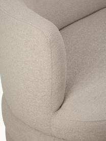 Designer Bouclé-Sofa Solomon (3-Sitzer), Bezug: 100% Polyester 35.000 Sch, Gestell: Massives Fichtenholz, Bir, Füße: Kunststoff Dieses Produkt, Bouclé Beige, B 193 x T 92 cm