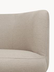 Designer Bouclé-Sofa Solomon (3-Sitzer), Bezug: 100% Polyester 35.000 Sch, Gestell: Massives Fichtenholz, Bir, Füße: Kunststoff Dieses Produkt, Bouclé Beige, B 193 x T 92 cm