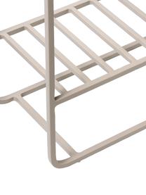 Portavaso con scaffale beige Cataleya, Metallo verniciato a polvere, Beige, Larg. 60 x Alt. 65 cm