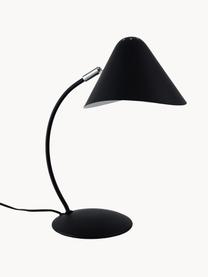 Schreibtischlampe Nathan, Lampenschirm: Metall, beschichtet, Schwarz, T 32 x H 40 cm