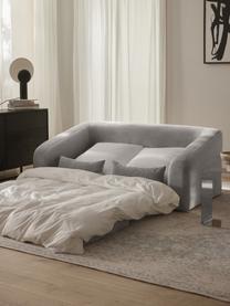 Sofá cama Eliot (2 plazas), Tapizado: 88% poliéster, 12% nylon , Patas: plástico, Tejido gris oscuro, An 180 x F 100 cm