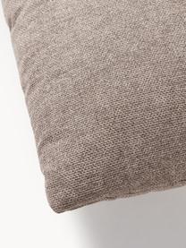 Sofa-Kissen Melva, Hülle: 100 % Polyester, Webstoff Taupe, B 50 x L 50 cm