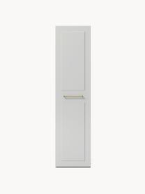 Armario modular Charlotte, 1 puerta (50 cm), diferentes variantes, Estructura: tablero aglomerado revest, Gris, Interior Basic (An 50 x Al 200 cm)