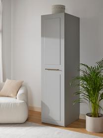 Modulární skříň s otočnými dveřmi Charlotte, šířka 50 cm, více variant, Šedá, Interiér Basic, Š 50 x V 200 cm