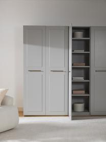 Armoire modulaire à portes battantes Charlotte, larg. 50 cm, plusieurs variantes, Gris, Basic Interior, larg. 50 x haut. 200 cm