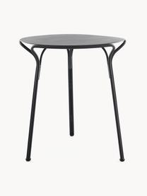 Table de jardin ronde, Hiray,  Ø 65 cm, Acier galvanisé, laqué, Noir, Ø 65 x haut. 72 cm