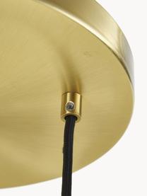 Lámpara de techo Edie, Anclaje: metal latón, Cable: cubierto en tela, Blanco, dorado, An 30 x F 30 cm