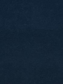Flanellen hoeslaken Erica, Weeftechniek: flanel, Marineblauw, 180 x 200 cm