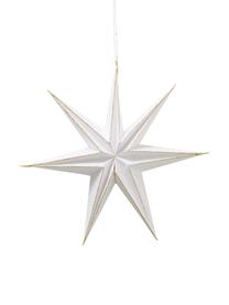 Estrellas para colgar Mariola, 3 uds., Papel, Blanco, Ø 20 x Al 20 cm