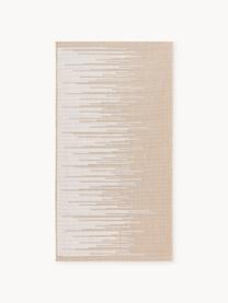 Tapis d'extérieur à poils ras Praiano, Beige, blanc, larg. 80 x long. 150 cm (taille XS)