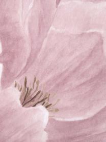Perkálový povlak na polštář s květinovým potiskem Rosario, 2 ks, Bílá, růžová, Š 40 cm, D 80 cm