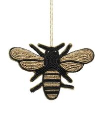 Baumanhänger Bee, 2 Stück, Goldfarben, Schwarz, 14 x 10 cm