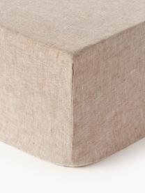 Boxspring-Spannbettlaken Linna, Leinen, 100 % Leinen, European Flax zertifiziert
Fadendichte 105 TC, Standard Qualität

Leinen ist eine Naturfaser, welche sich durch Atmungsaktivität, Strapazierfähigkeit und Weichheit auszeichnet. Leinen ist ein kühlendes und absorbierendes Material, das Feuchtigkeit schnell aufnimmt und abgibt, wodurch es ideal für warme Temperaturen geeignet ist.

Das in diesem Produkt verwendete Material ist schadstoffgeprüft und zertifiziert nach STANDARD 100 by OEKO-TEX®, 6457CIT, CITEVE., Dunkelbraun, B 90 x L 200 cm, H 35 cm