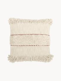 Poszewka na poduszkę w stylu boho Noëlle, 100% bawełna, Beżowy, S 45 x D 45 cm