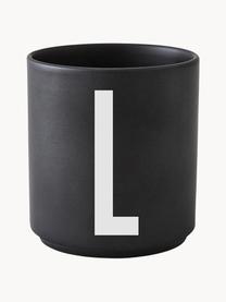 Mug design Personal (variantes de A à Z), Porcelaine Fine Bone China
Fine Bone China est une porcelaine tendre, qui se distingue particulièrement par sa brillance et sa translucidité, Noir, blanc, Mug Y, 250 ml