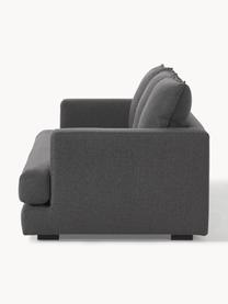 Sofa Tribeca (3-Sitzer), Bezug: 100 % Polyester Der hochw, Gestell: Massives Kiefernholz, FSC, Füße: Massives Buchenholz, lack, Webstoff Anthrazit, B 228 x T 104 cm