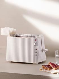 Toaster Plissé, Thermoplastisches Harz, Off White, B 34 x T 19 cm