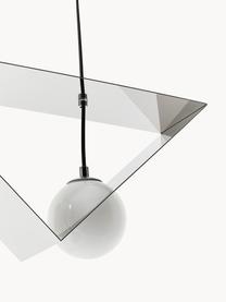 Lampa wisząca Lewis, Odcienie chromu, S 50 x G 13 cm