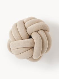 Cuscino annodato Twist, Beige chiaro, Larg. 30 x Lung. 30 cm