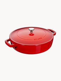 Braadpan Chistera uit gietijzer, Geëmailleerd gietijzer, Rood, Ø 28 cm x H 13 cm, 3,7 L