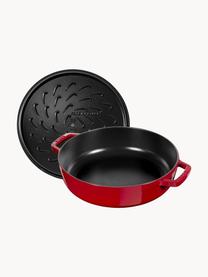 Braadpan Chistera uit gietijzer, Geëmailleerd gietijzer, Rood, Ø 28 cm x H 13 cm, 3,7 L