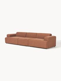 Sofa Melva (4-Sitzer), Bezug: 100 % Polyester Der strap, Gestell: Massives Kiefern- und Fic, Webstoff Nougat, B 319 x T 101 cm