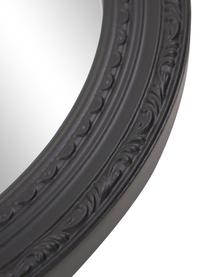 Barokke wandspiegel Muriel, Lijst: massief hout, gecoat, Zwart, B 90 x H 120 cm