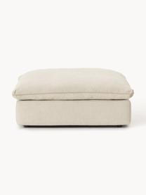 Hocker Felix, Bezug: 100 % Polyester Der strap, Gestell: Massives Kiefern- und Fic, Webstoff Hellbeige, B 100 x T 110 cm