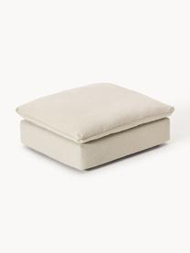 Pouf Felix, Tissu beige clair, larg. 100 x prof. 110 cm