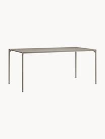 Tavolino da giardino in metallo Novo, Acciaio rivestito, Beige, Larg. 160 x Prof. 80 cm