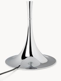 Lampa stołowa LED z funkcją przyciemniania Panthella, W 34 cm, Stelaż: aluminium powlekane, Jasnoniebieskie szkło akrylowe, odcienie srebrnego, Ø 25 x 34 cm