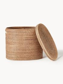 Kosz na pranie z pokrywką Lurdes, Rattan, Jasny brązowy, S 55 x G 35 cm