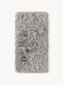 Glänzender Hochflor-Teppich Jimmy, Flor: 100% Polyester, Dunkelgrau, B 160 x L 230 cm (Grösse M)