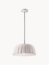 Ręcznie wykonana lampa wisząca Madame Gres, Kremowobiały, Ø 40 x W 18 cm