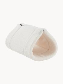 Flexibles Teddy-Haustierbett Buddy, Bezug: Teddy (100 % Polyester), Off White, B 52 x L 88 cm