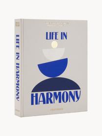 Fotoalbum Life in Harmony, Blauwtinten, lichtgrijs, Ø 33 x H 27 cm