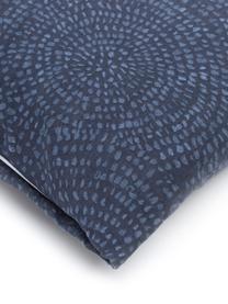 Flanell-Bettwäsche Winter Curves, Webart: Flanell Flanell ist ein k, Dunkelblau, Blau, 155 x 220 cm + 1 Kissen 80 x 80 cm