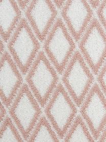 Obojstranný uterák s grafickým vzorom Ava, Bledoružová, krémovobiela, Uterák, Š 50 x D 100 cm, 2 ks