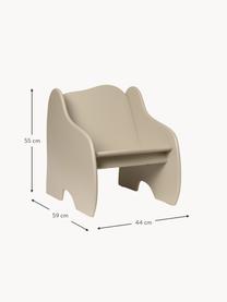 Fauteuil pour enfant en bois Slope, MDF laqué

Ce produit est fabriqué à partir de bois certifié FSC® issu d'une exploitation durable, Beige clair, larg. 44 x prof. 59 cm