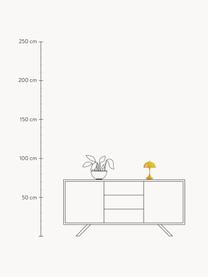 Mobile dimmbare LED-Tischlampe Panthella, H 24 cm, Kunststoff, Kunststoff Sonnengelb, Ø 16 x H 24 cm