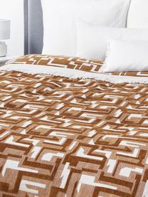 Colcha en tejido jacquard con flecos Fran, 55% algodón, 45% poliéster (chenilla)

El material utilizado para este producto ha sido probado contra sustancias nocivas y está certificado según el STANDARD 100 por OEKO-TEX®, 6457CIT, CITEVE., Tonos terracota, An 230 x L 250 cm