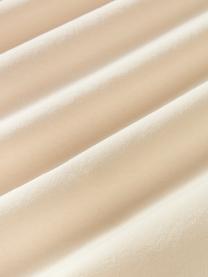 Housse de couette en coton délavé Darlyn, Beige, larg. 200 x long. 200 cm