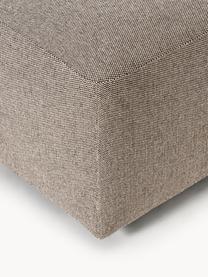 Pouf XL Melva, larg 116 x prof. 72 cm, Tissu grège, larg. 116 x prof. 72 cm