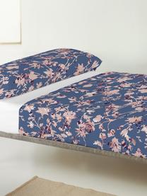 Sábana encimera Lines , Algodón
El algodón da una sensación agradable y suave en la piel, absorbe bien la humedad y es adecuado para personas alérgicas, Azul, tonos rosas, Cama 90 cm (160 x 270 cm)