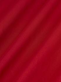 Sábana encimera de percal Elsie, Rojo, Cama 150/160 cm (240 x 280 cm)