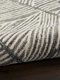 Alfombra artesanal de lana Colorado, 100% lana

Las alfombras de lana se pueden aflojar durante las primeras semanas de uso, la pelusa se reduce con el uso diario., Blanco crema, gris oscuro, An 120 x L 180 cm (Tamaño S)