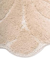 Tappeto bagno in cotone ecru Soft, 100% cotone, Ecru, bianco, Larg. 70 x Lung. 130 cm