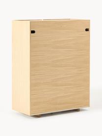 Holz-Highboard Larsen, Korpus: Spanplatte mit Eichenholz, Eichenholz, lackiert, B 101 x H 129 cm